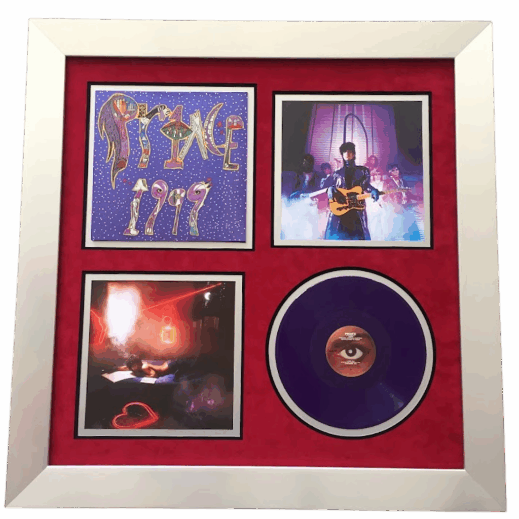 Framed Artwork of the Artist Prince