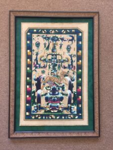 Framed tapestry