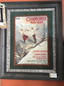Framed Ski Poster